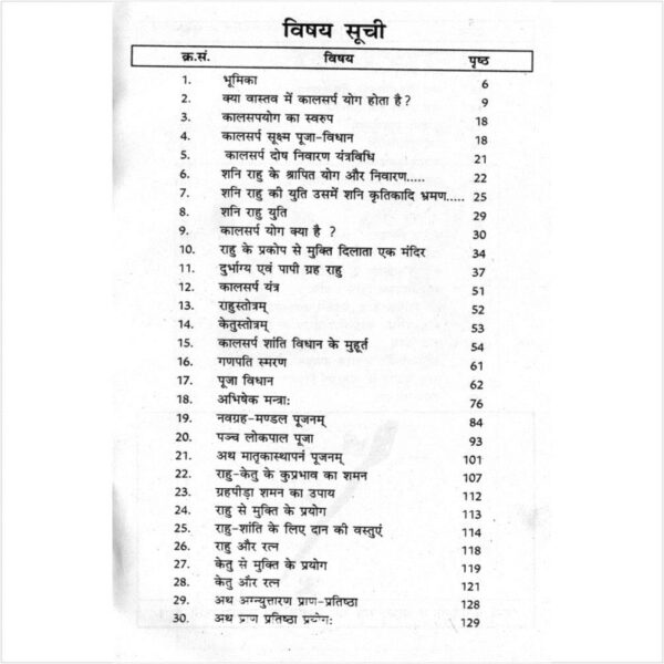 Kalsarp Yog Evum Shanti Vidhan - कालसर्प योग एवं शान्ति विधान