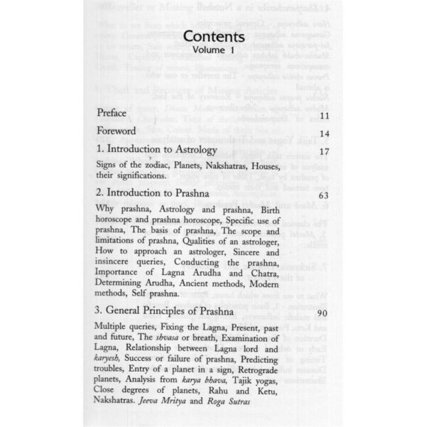 Prashna Shastra: Scientific Applications of Horary Astrology (Set of 2 Volumes)