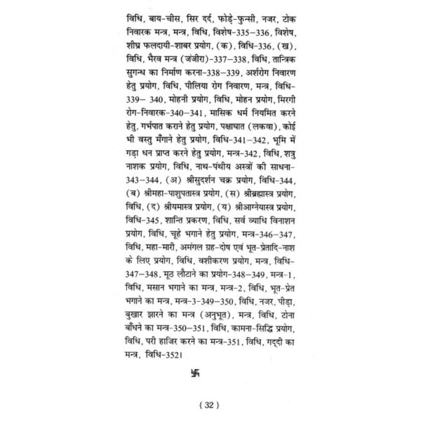 Shabar Mantra Sandhan (शाबर मंत्र संधान)