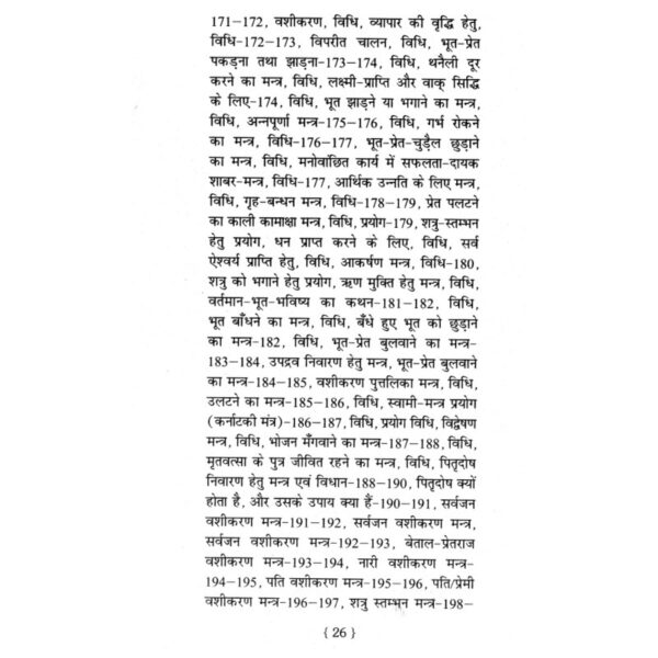 Shabar Mantra Sandhan (शाबर मंत्र संधान)