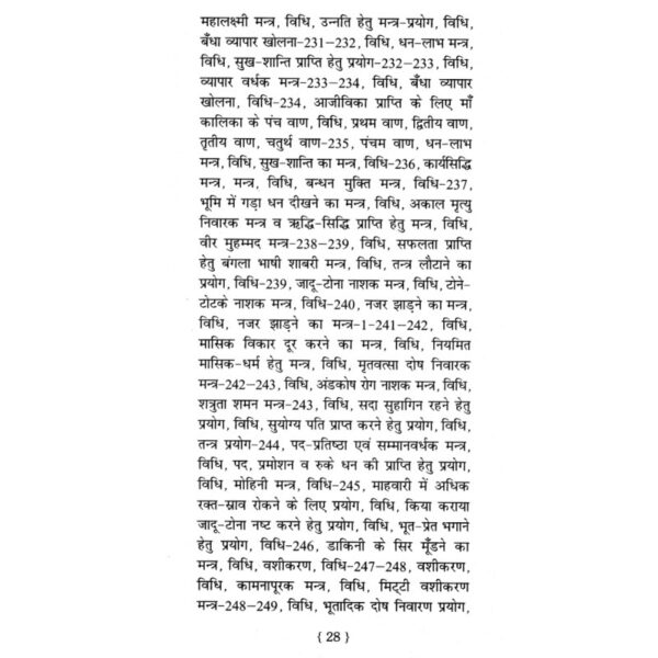 Shabar Mantra Sandhan (शाबर मंत्र संधान)
