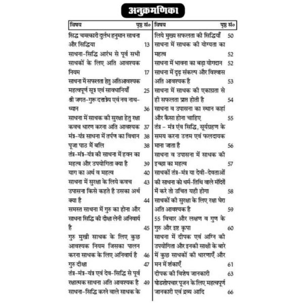 Mahavir Hanuman Shabar Mantra Siddhi (महावीर हनुमान शाबर मन्त्र सिद्धि)
