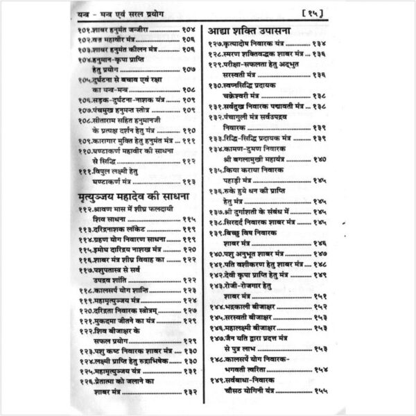 Chamatkari Siddhiya Evam Prayog (चमत्कारिक सिद्धियां एवं प्रयोग)